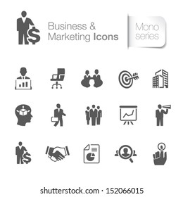 Business & marketing related icons