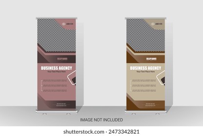 Business marketing rollup banner design and corporate and real estate business rollup banner template design. Digital Marketing Agency rollup banner design.