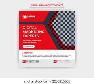 Business Marketing Social Media Post Banner Template Designs