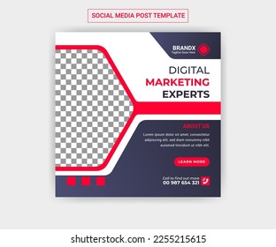 Business Marketing Social Media Post Banner Template Designs