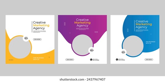 Business Marketing Social Media Post Banner Template