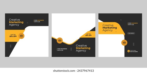 Business Marketing Social Media Post Banner Template