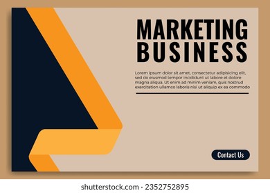 Business marketing template. Great for backdrops, social media, internet marketing, web advertising, banners, flyers etc