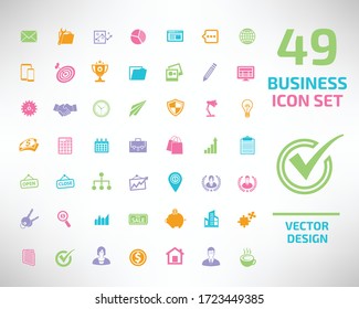 Business and marketing vector icon set