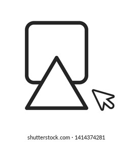 business media icon in trendy flat style isolated on white background. 