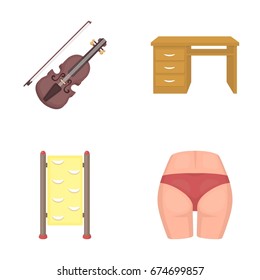 business, medicine, concert and other web icon in cartoon style.waist, body, figure icons in set collection.