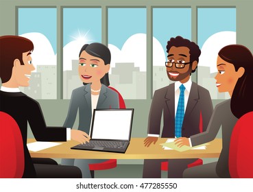 Business meeting.