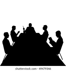 Business Meeting Stock Vector Royalty Free
