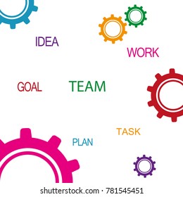 Business meeting and brainstorming. Idea and business concept for teamwork.