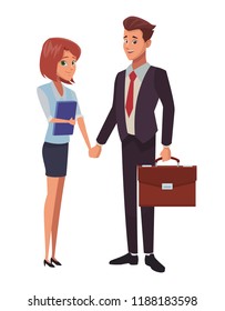 Business meeting cartoon