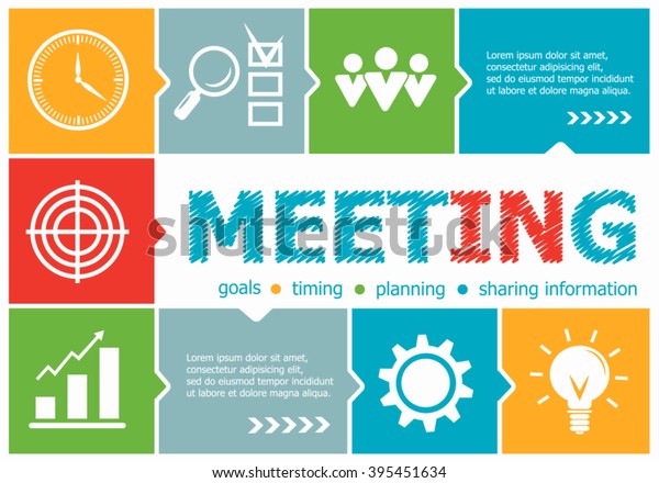 Business Meeting Design Illustration Concepts Business Stock Vector ...