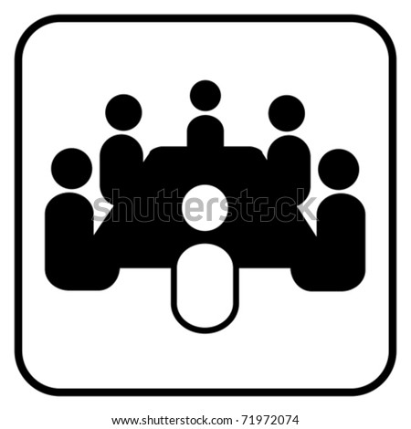 Business Meeting Icon Stock Vector (Royalty Free) 71972074 - Shutterstock