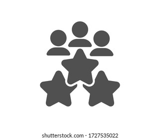 Business Meeting Icon. Employee Nomination Sign. Teamwork Rating Symbol. Classic Flat Style. Quality Design Element. Simple Business Meeting Icon. Vector