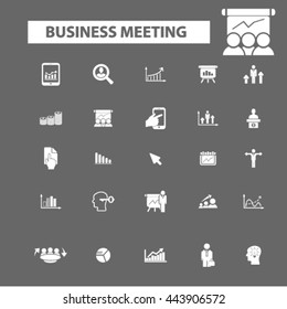 business meeting icons