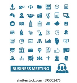 business meeting icons