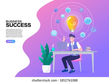Business meeting in office at conference table with talking businessmen vector.
