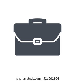 Business Meeting Solid Glyph Vector Icon Case Suitcase silhouette