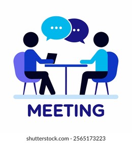 Business Meeting And Vector Design