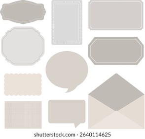 Business Memo Note Paper Set