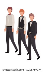 business men avatar character