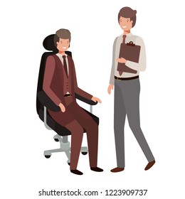 business men avatar character