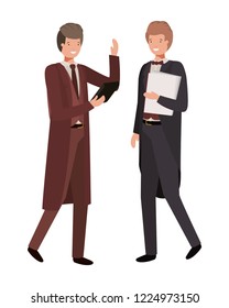 business men avatar character