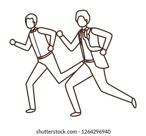 business men avatar character