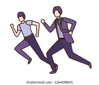 business men avatar character