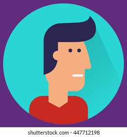 Business men flat icon