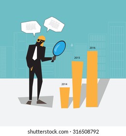 Business men growth.