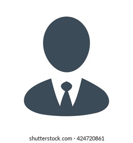 business men icon isolated on white background.vector illustration.