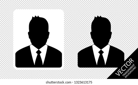 Business Men Silhouette Set - Vector Illustration - Isolated On Transparent Background