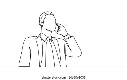 business men wearing suits are using telephones. Concept of young business people working mobile devices. Isolated on white background