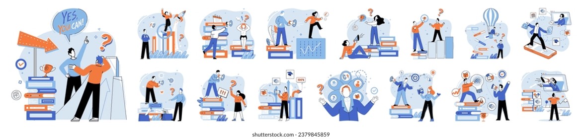 Mentor de negocios. Ilustración vectorial. Negociar acuerdos y contratos favorables es una habilidad crítica en la gestión de negocios Desarrollar un plan integral es crucial para la ejecución exitosa de las empresas