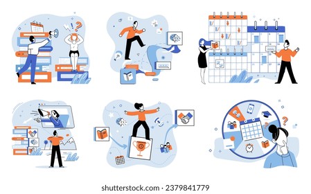 Business mentor. Vector illustration. Strong management skills are essential for business success Mentorship programs offer valuable support and guidance to individuals Personal success is often