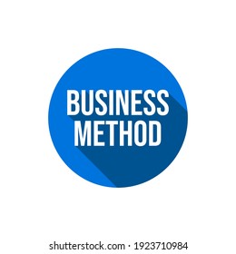 Business Method Ideas Badge Sticker Icon Label Design Vector