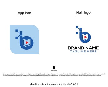 business minimal branding letter logo design