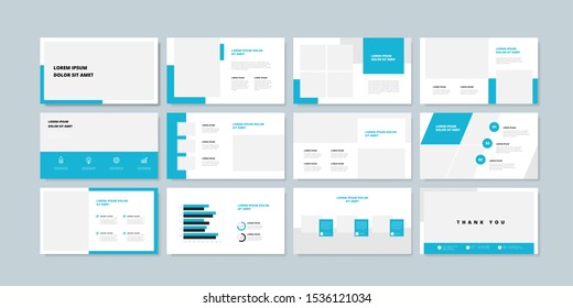 Business minimal slides presentation background template. business presentation template.