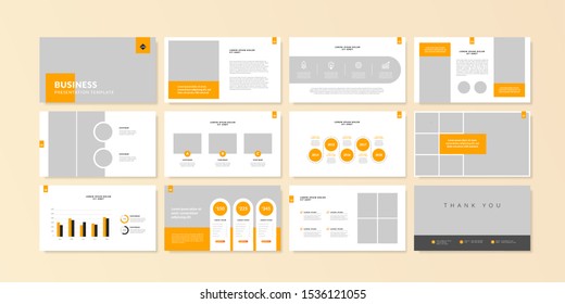 Business minimal slides presentation background template. business presentation template.
