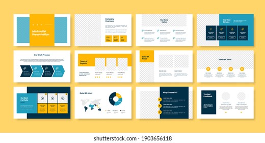 Business minimal slides presentation template