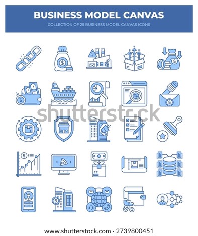 Business Model Canvas Icons. A Complete Guide to Strategic Planning