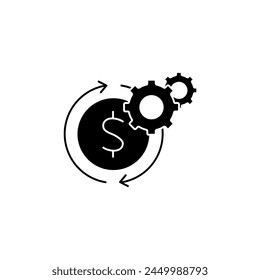 business model concept line icon. Simple element illustration. business model concept outline symbol design.