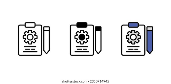 Business Model icon design with white background stock illustration