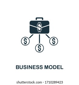 Business Model icon from digitalization collection. Simple line Business Model icon for templates, web design