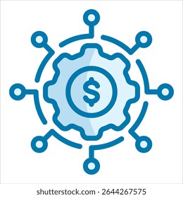 Business Model Icon Element For Design