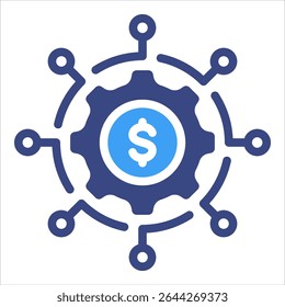 Elemento de icono de modelo de negocio para diseño