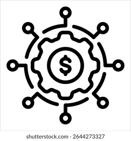 Elemento Ícone Do Modelo De Negócios Para Design