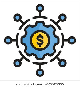 Elemento Ícone Do Modelo De Negócios Para Design