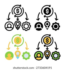 Business model Icon set collection � Complete icon pack collection for Business Opportunities theme needs