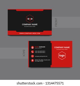 business model name card, business card modern design vector - Vector